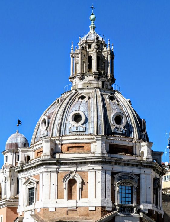 Dome of the church of Santa Maria di Loreto, Rome
