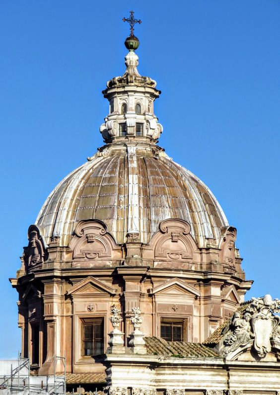 Dome of the church of Ss Luca e Martina, Rome