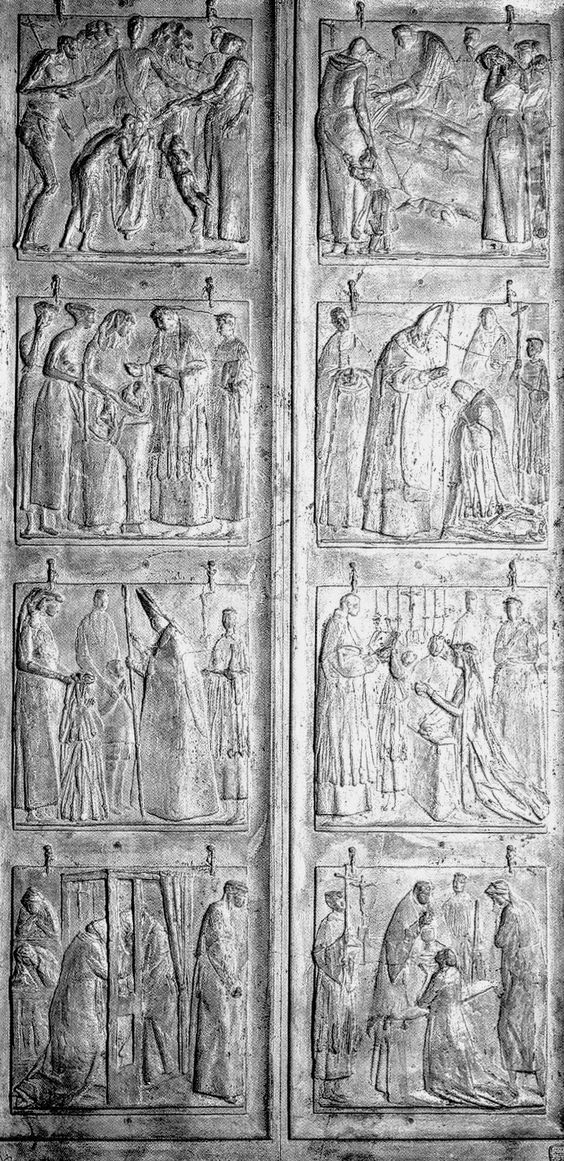 Door of the Sacraments by Venanzo Crocetti, St Peter's Basilica, Rome