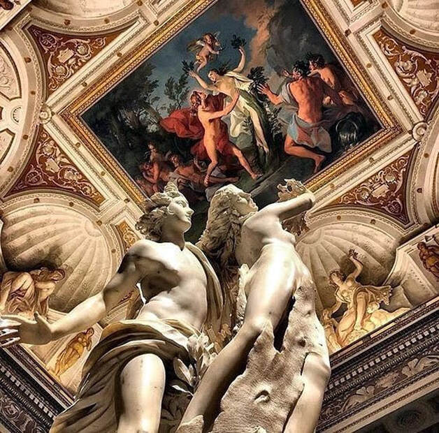 Apollo and Daphne by Gian Lorenzo Bernini, Villa Borghese, Rome