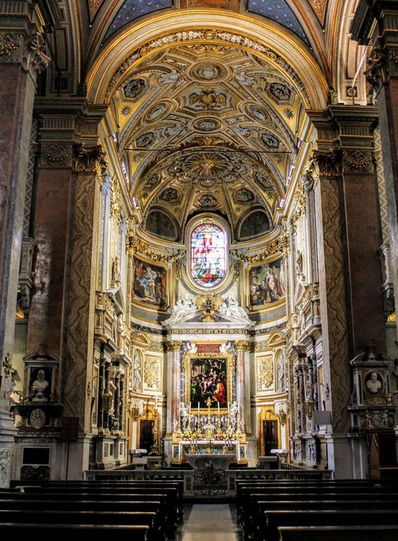 Apse of the church of Santa Maria dell' Anima, Rome