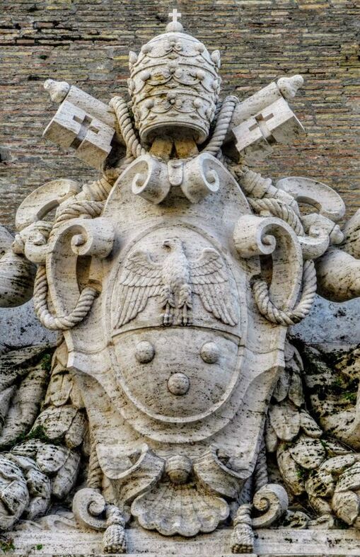 Coat of arms of Pope Pius XI, Vatican Museums, Rome