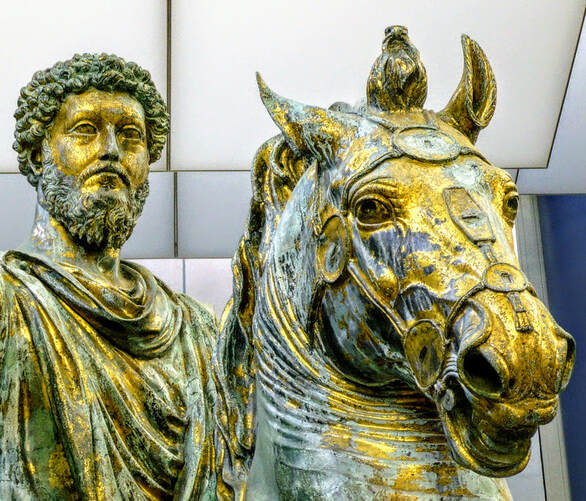 Equestrian statue of Emperor Marcus Aurelius, Rome