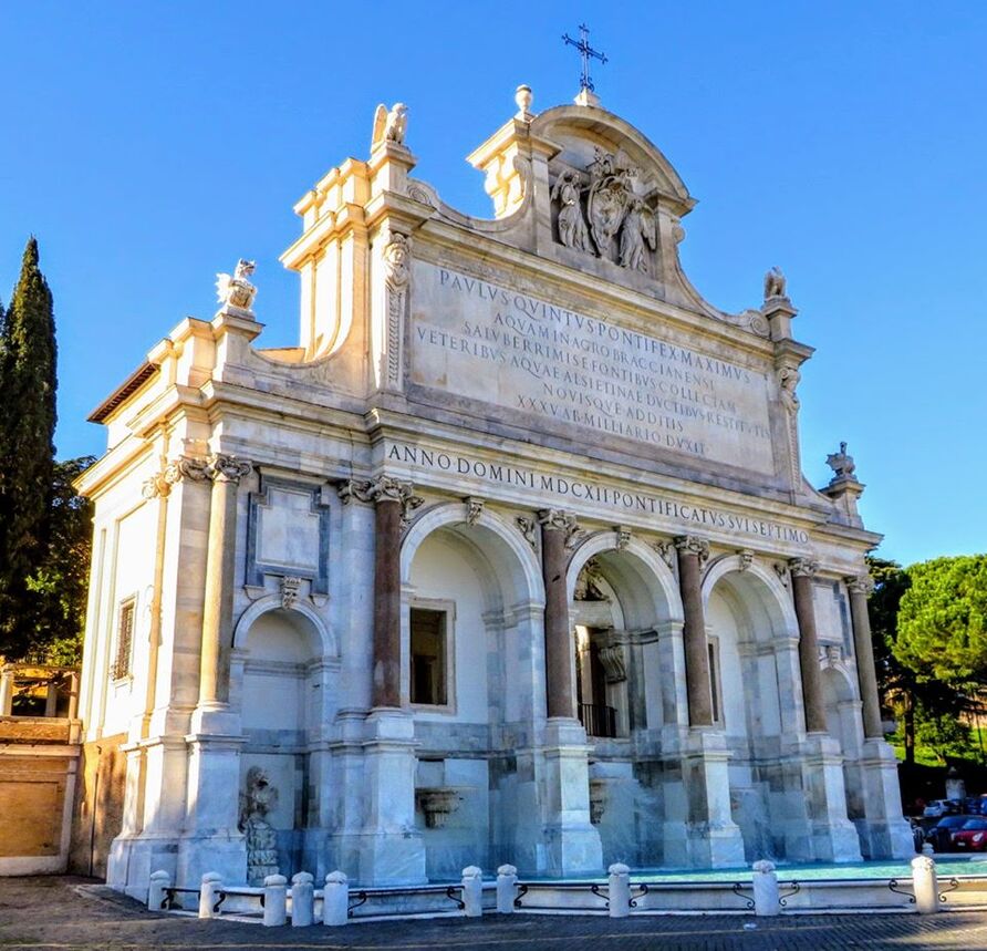 The Fontana dell' Acqua Paola, Rome