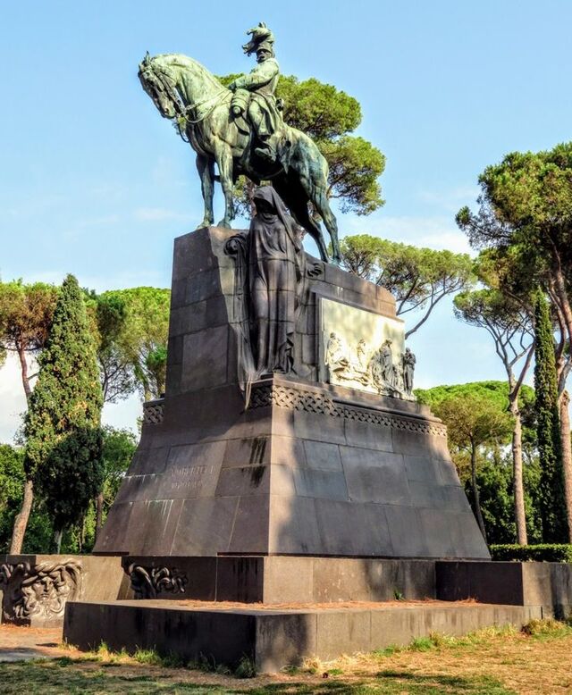 Monument to King Umberto I (r. 1878-1900), Villa Borghese, Rome