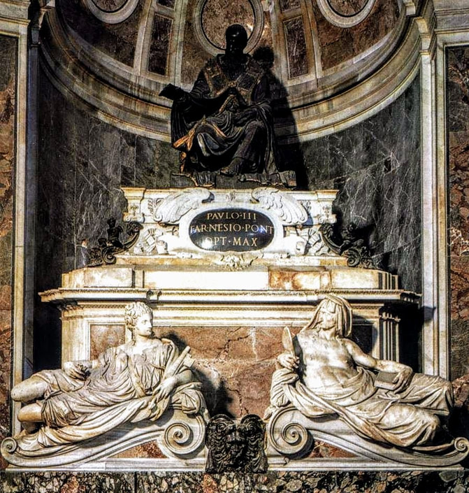 Monument to Pope Paul III St Peter's Basilica, Rome