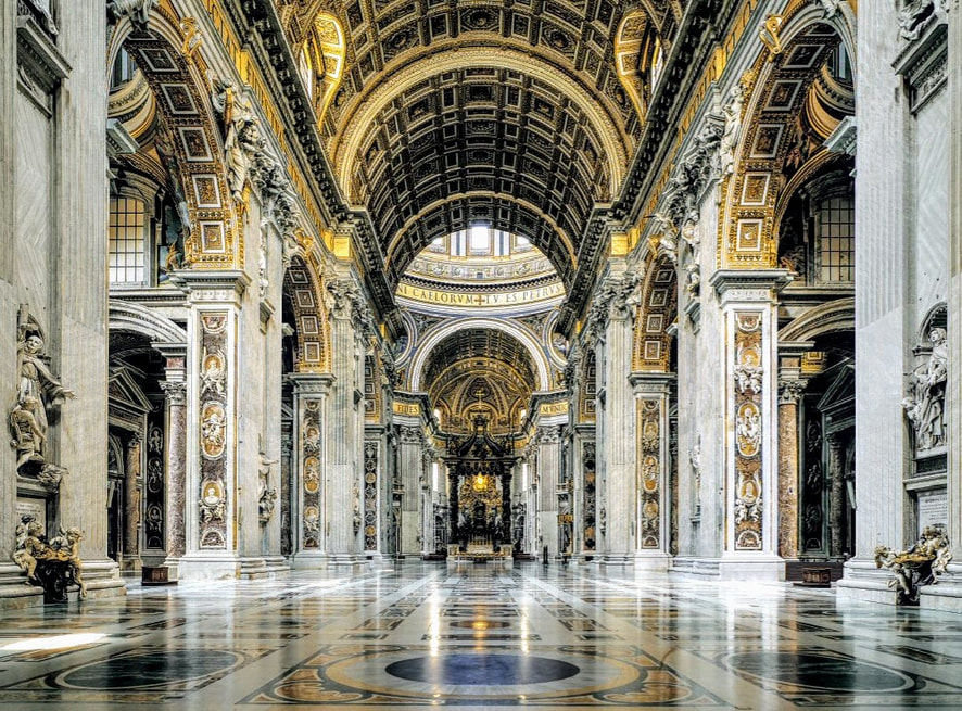 Nave of St Peter's Basilica, Rome