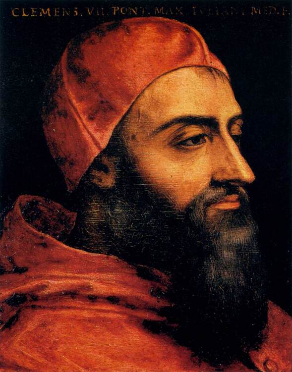 Pope Clement VII by Bronzino, Galleria degli Uffizi, Florence