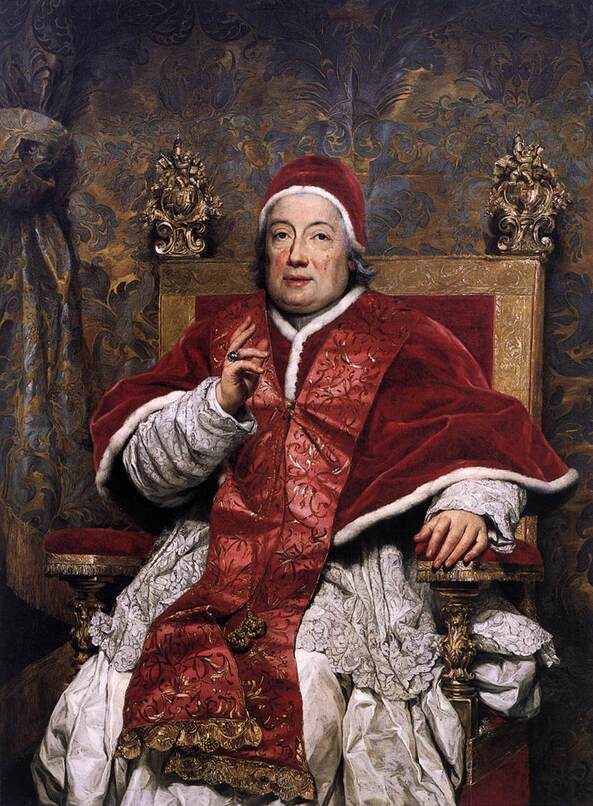 Portrait of Pope Clement XIII by Anton Raphael Mengs, Ca' Rezzonico, Venice