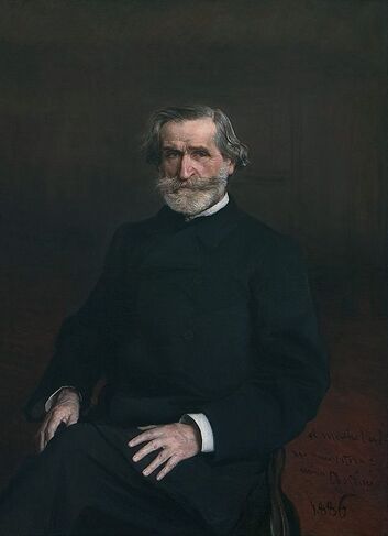 Portrait of the composer Giuseppe Verdi by Boldini