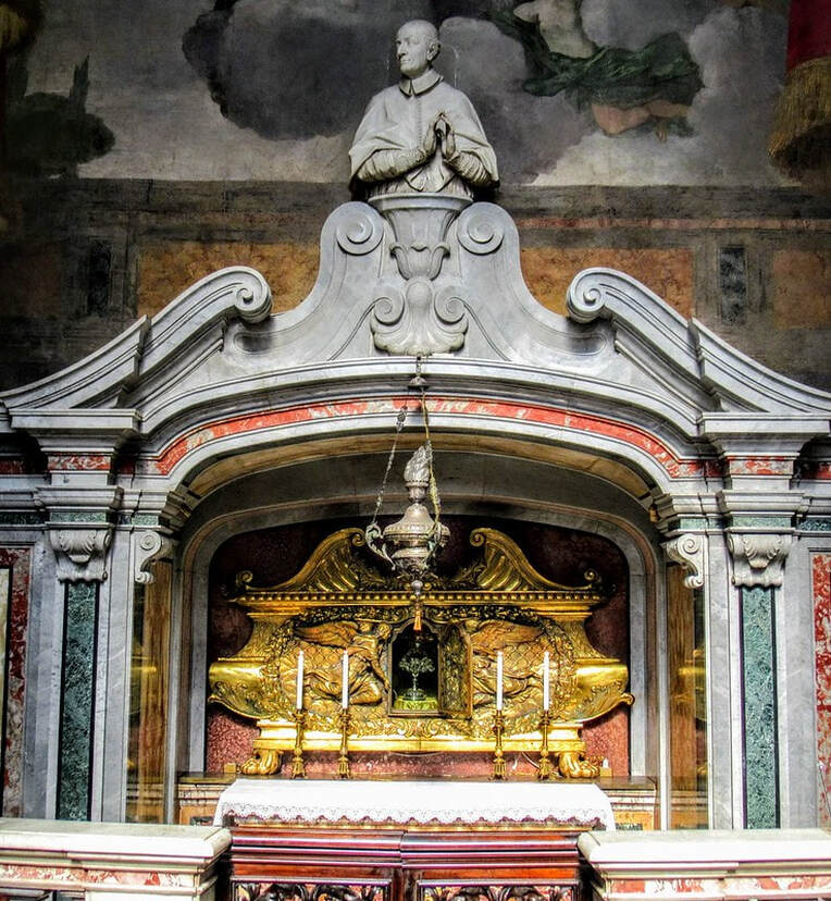 Reliquary of the heart of St Charles Borromeo, San Carlo al Corso, Rome 