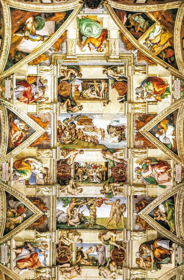Ceiling of the Sistine Chapel: Eastern Half