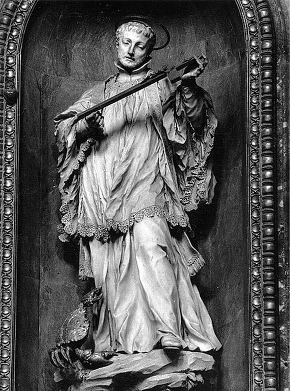 St Francis Xavier by Pierre Le Gros the Younger, church of Sant' Apollinare, Rome