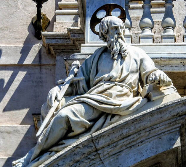 St Paul by Guglielmo Berthelot, Palazzo del Quirinale, Rome