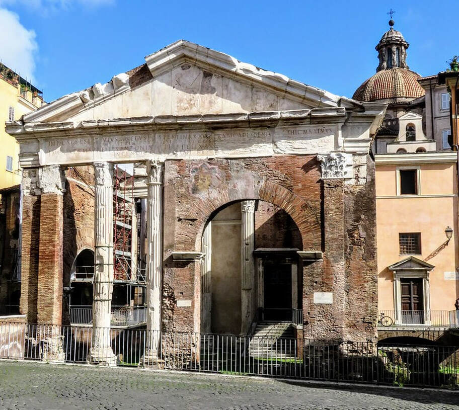 The Portico of Octavia, Rome