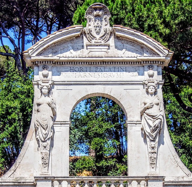 Entrance to Farnese Gardens, Palatine Hill, Rome