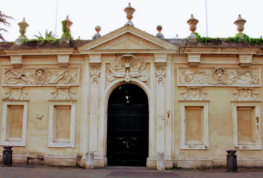 Entrance to Villa Magistrale, Piazza dei Cavalieri di Malta, Rome