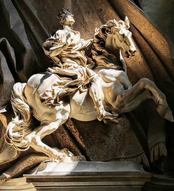 Equestrian statue of Emperor Constantine the Great by Gian Lorenzo Bernini, St Peter's Basilica, Rome