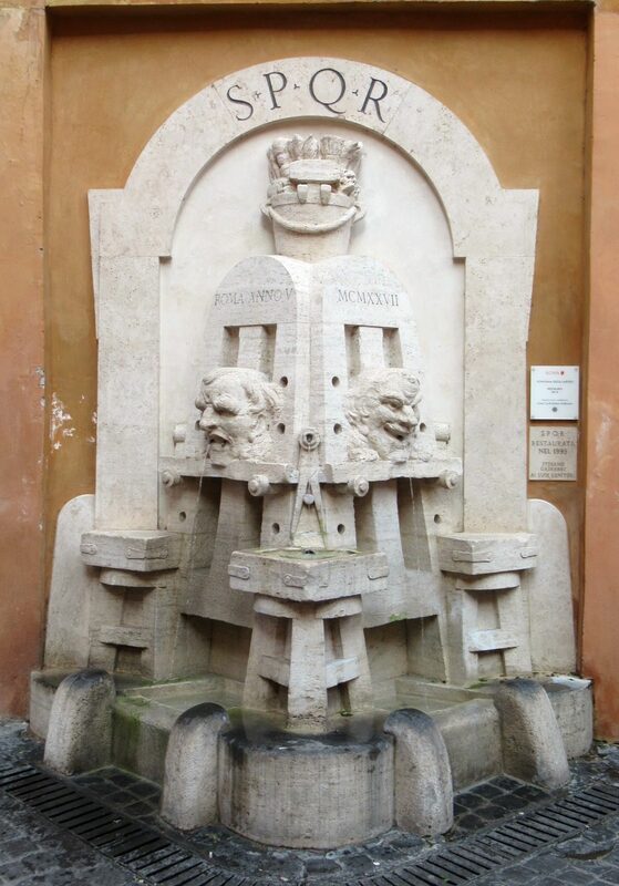 Fontana degli Artisti by Pietro Lombardi, Via Margutta, Rome