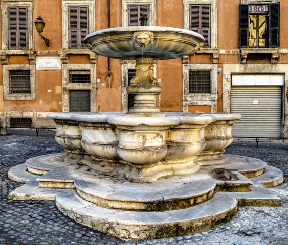 Fontana del Pianto, Piazza delle Cinque Scole, Rome