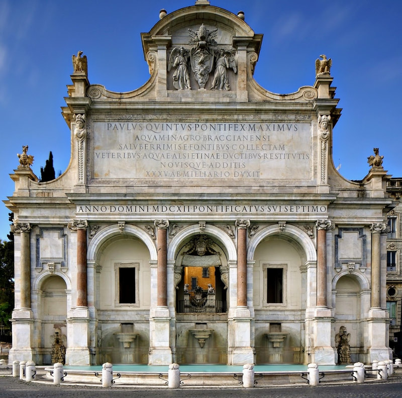 Fontana dell' Acqua Paola, Rome