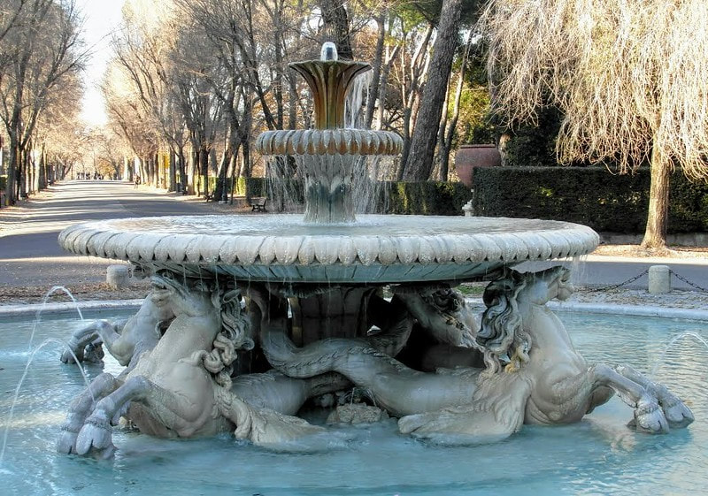 Fontana di Cavalli Marini, (Fountain of the Sea-Horses), Villa Borghese, Rome
