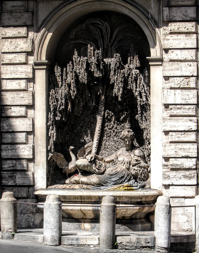 Fountain of Juno (one of the Four Fountains), Rome