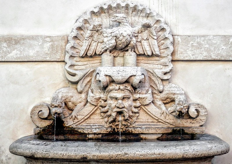 Fountain of the Monte di Pieta, Rome