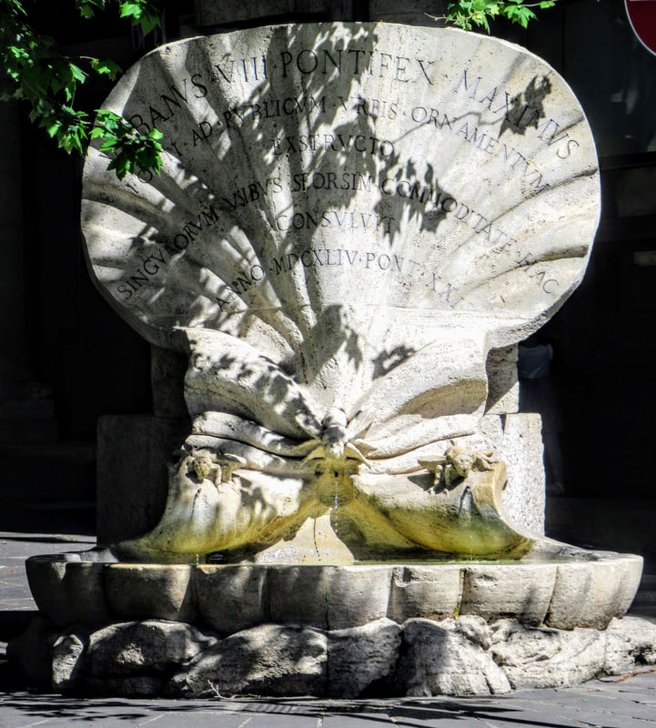 Fountain of the Bees by Gian Lorenzo Bernini, Via Veneto, Rome
