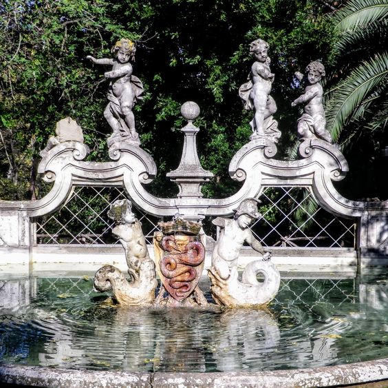 Fountain, Villa Sciarra, Rome