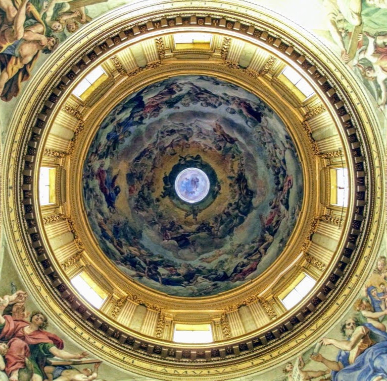 Fresco by Giovanni Lanfranco, Dome of Church of Sant' Andrea della Valle, Rome