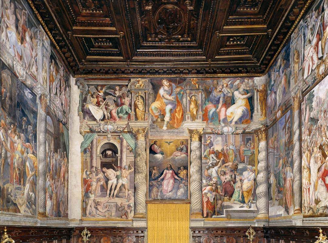 Frescoes, Oratorio del Gonfalone, Rome