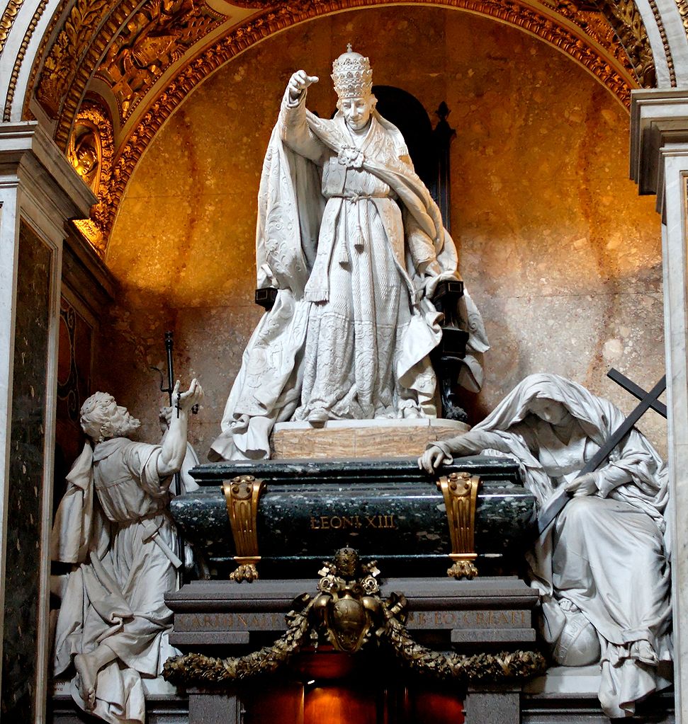 Funerary monument of Pope Leo XIII by Giulio Tadolini, San Giovanni in Laterano, Rome