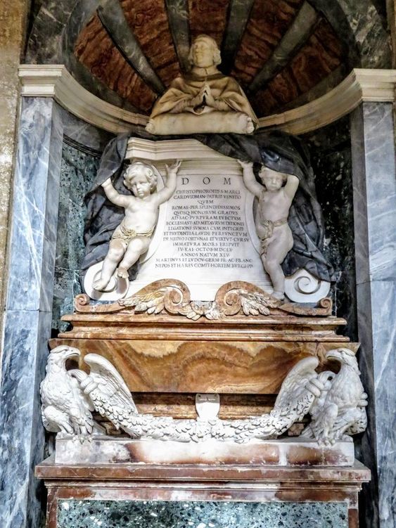Funerary monument to Cardinal Cristoforo Vidman, San Marco