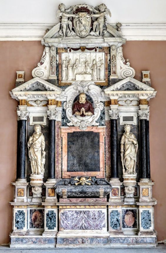 Funerary monument to Cardinal Paolo Emilio Sfrondati, church of Santa Cecilia in Trastevere, Rome