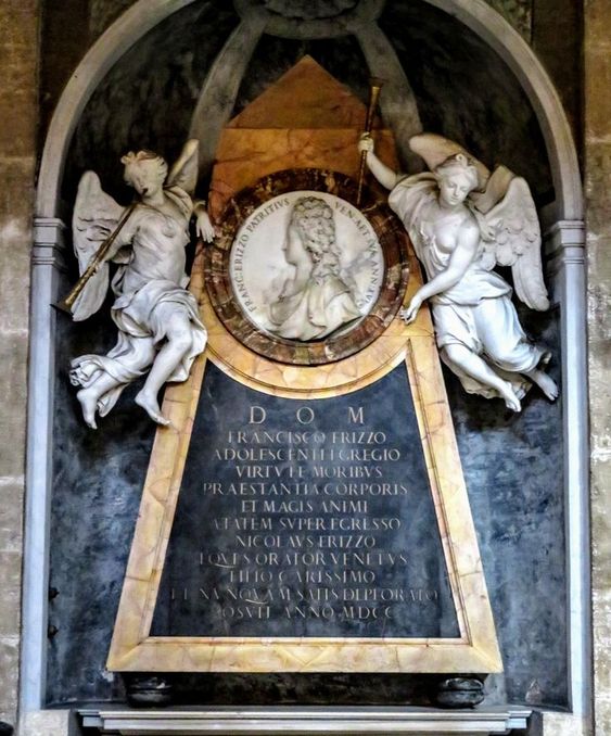 Funerary monument to Francesco Erizzo, church of San Marco, Rome
