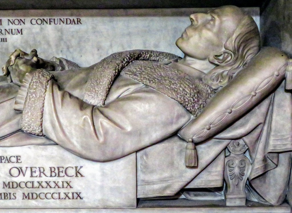 Funerary monument to Johann Friedrich Overbeck, Church of San Bernardo alle Terme, Rome