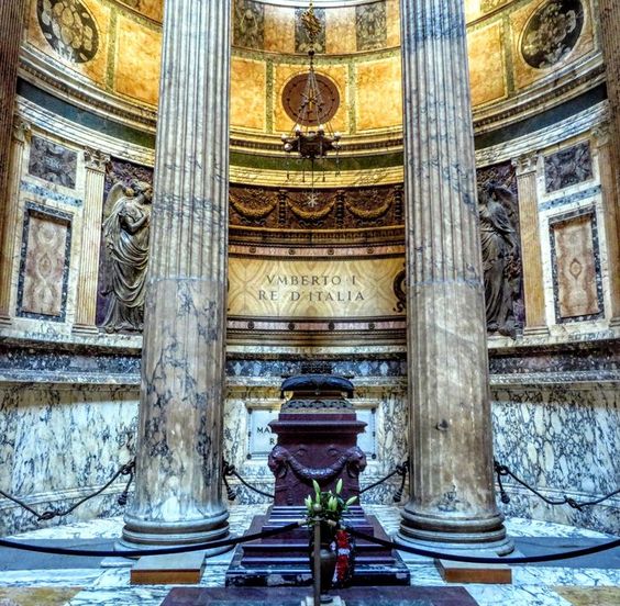 Funerary monument to King Umberto I (r. 1878-1900), the Pantheon, Rome