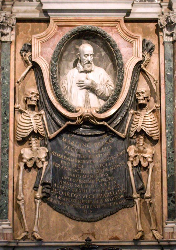 Funerary monument to Mariano Pietro Vecchiarelli, church of San Pietro in Vincoli, Rome