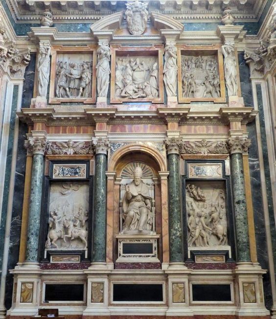 Funerary monument to Pope Clement VIII (r. 1592-1605), Cappella Paolina, Santa Maria Maggiore, Rome