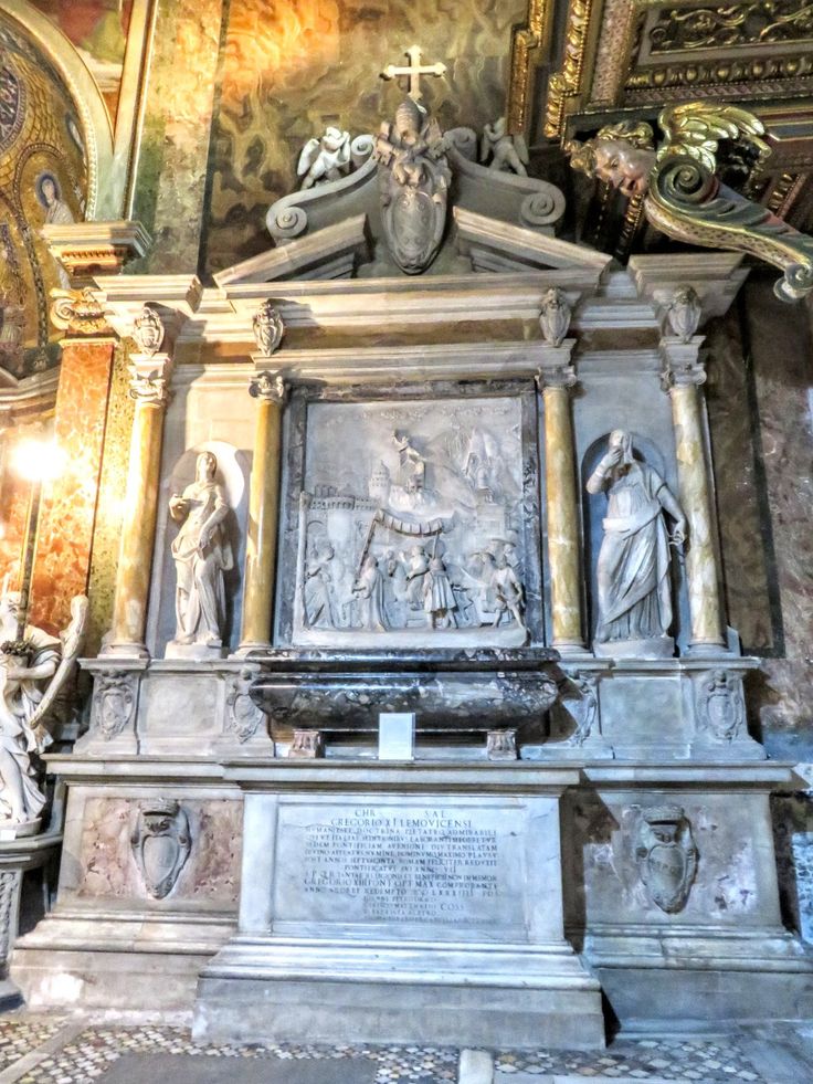 Funerary monument to Pope Gregory XI. Santa Francesca Romana, Rome.