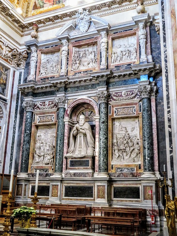Funerary monument to Pope Sixtus V, Cappella Sistina, Santa Maria Maggiore, Rome