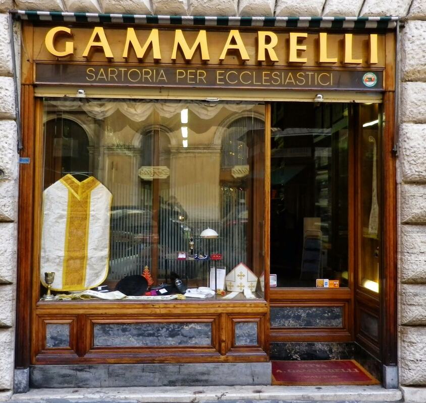 Gammarelli, Tailor to the Popes, Rome