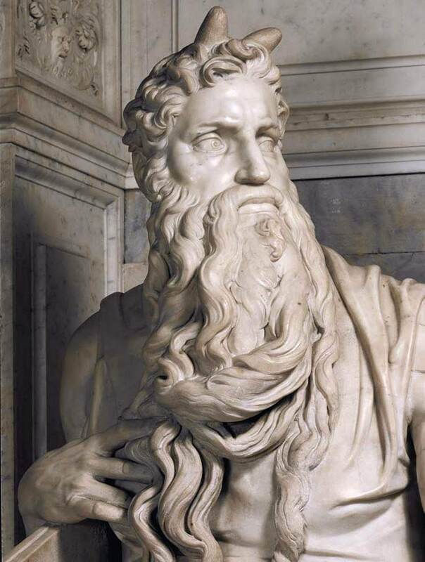 Head of Moses by Michelangelo, San Pietro in Vincoli, Rome