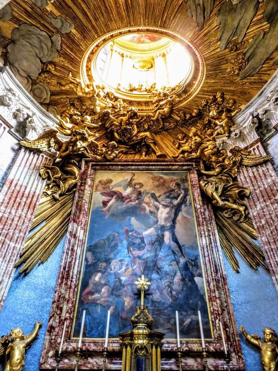 High altar, church of Sant' Andrea del Quirinale, Rome