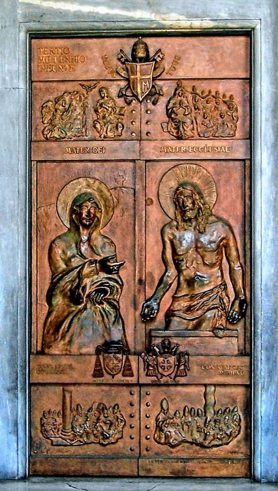 Holy Door (Porta Santa) by Luigi Enzo Mattei, Santa Maria Maggiore, Rome