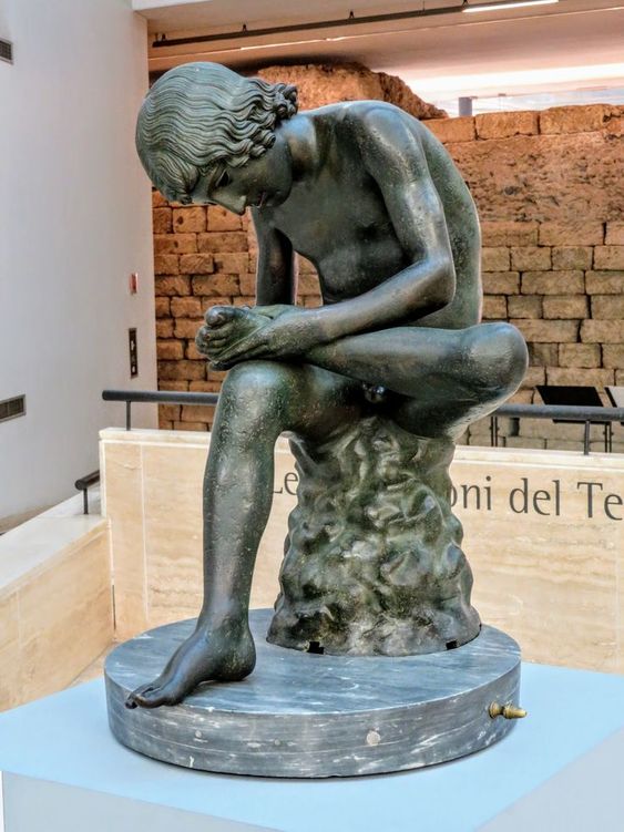 Il Spinario (Boy with Thorn), Capitoline Museums, Rome