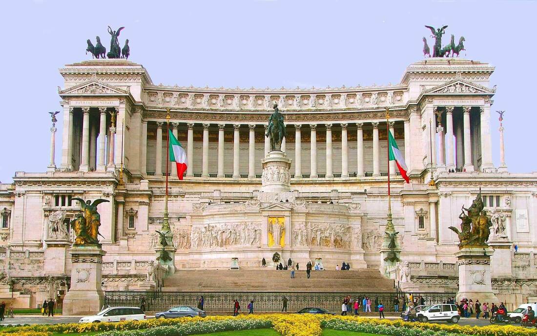 Il Vittoriano, monument to King Vittorio Emanuele ll, Rome