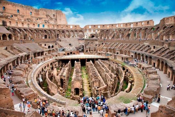 Interior of the Colosseum, Rome