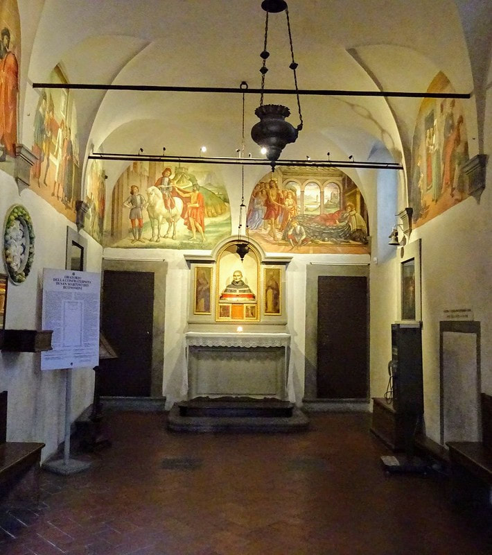 Interior of the Oratory of San Martino dei Buonomini, Florence